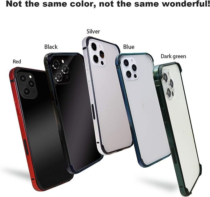 Premium Aluminum Frame Metal Bumper Case for iPhone 15 Pro (6.1