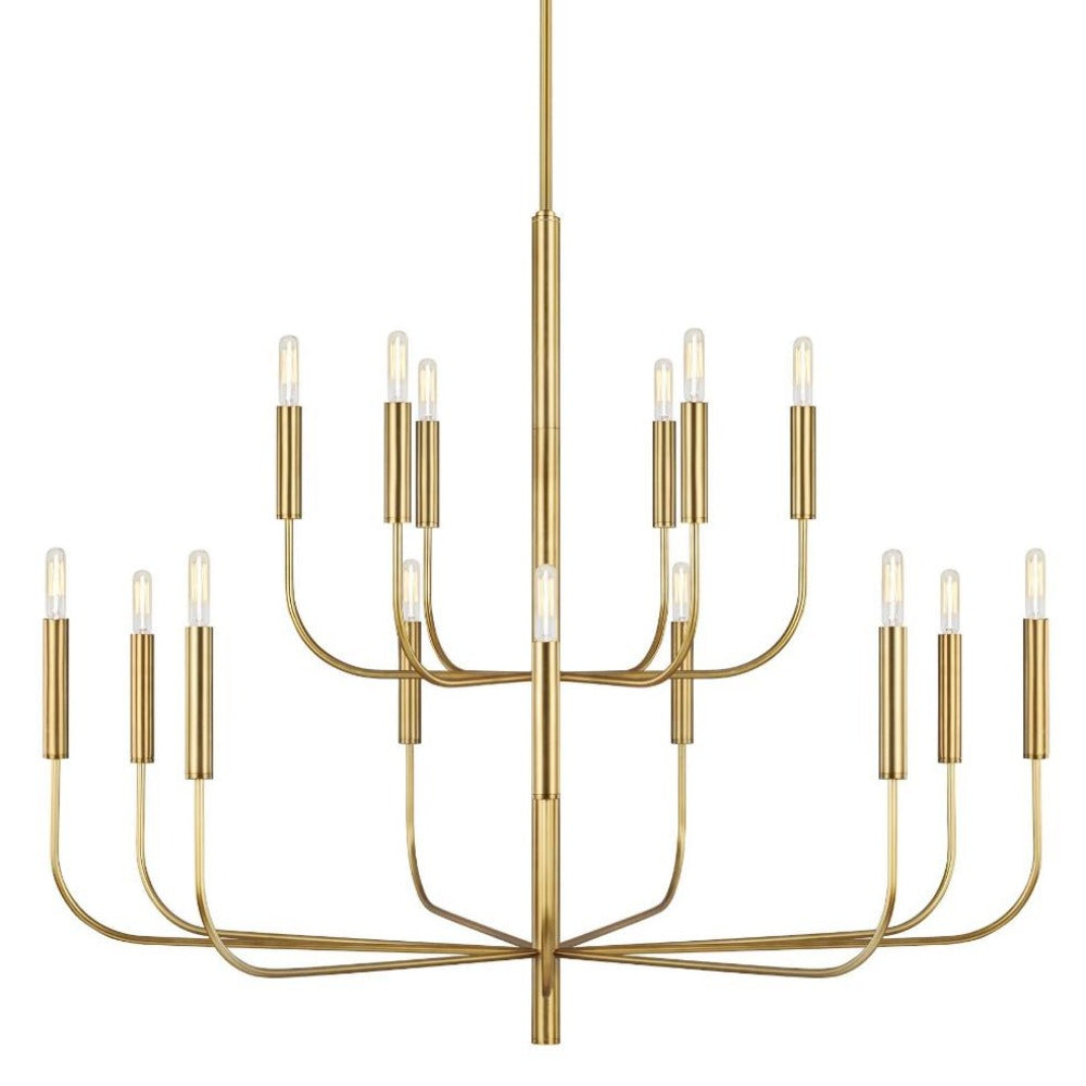 Elegant Grange Chandelier - Modern Crystal Ceiling Light Fixture for Dining Room, Living Room & Bedroom | Perfect for Home Decor & Wedding Venue Lighting