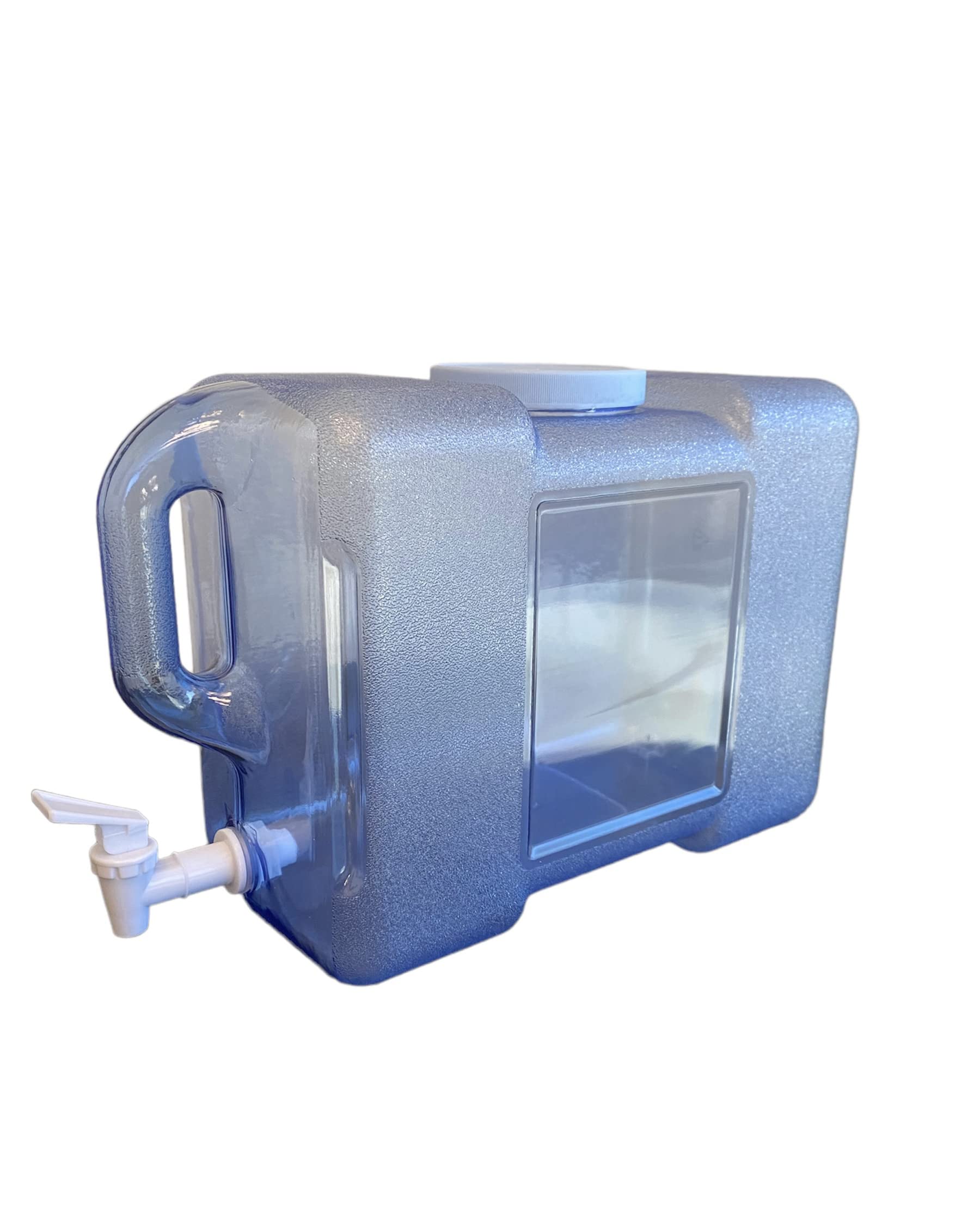3 Gallon Plastic Water Bottle with Handle - BPA Free Large Water Container for Home, Office, Camping & Emergency Storage