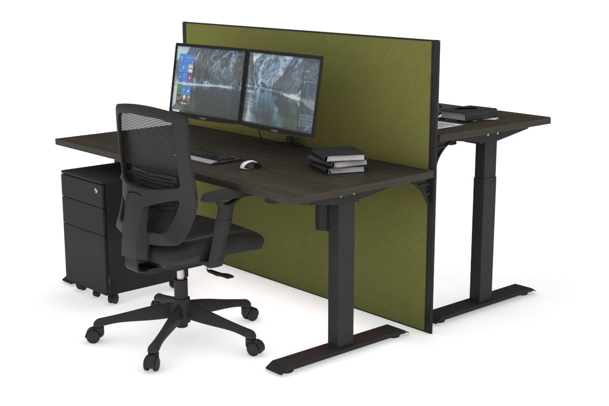 Adjustable Height 2-Person Workbench [1400L x 700W] - Perfect for Garage, Workshop & Home Office Use