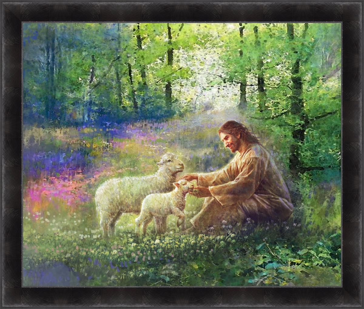Bring Me The Little Ones Large Wall Art - Stunning Nursery Decor for Baby Rooms & Kids Bedrooms - Perfect for Nursery, Playroom & Children's Spaces