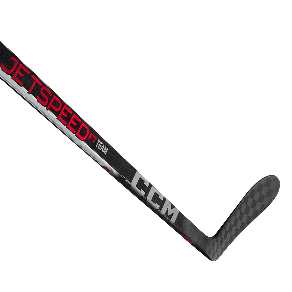 CCM Jetspeed FT Team Intermediate Ice Hockey Stick - Lightweight Carbon Fiber Hockey Stick for Youth & Adult Players - Perfect for Practice, Games & Competitive Play
