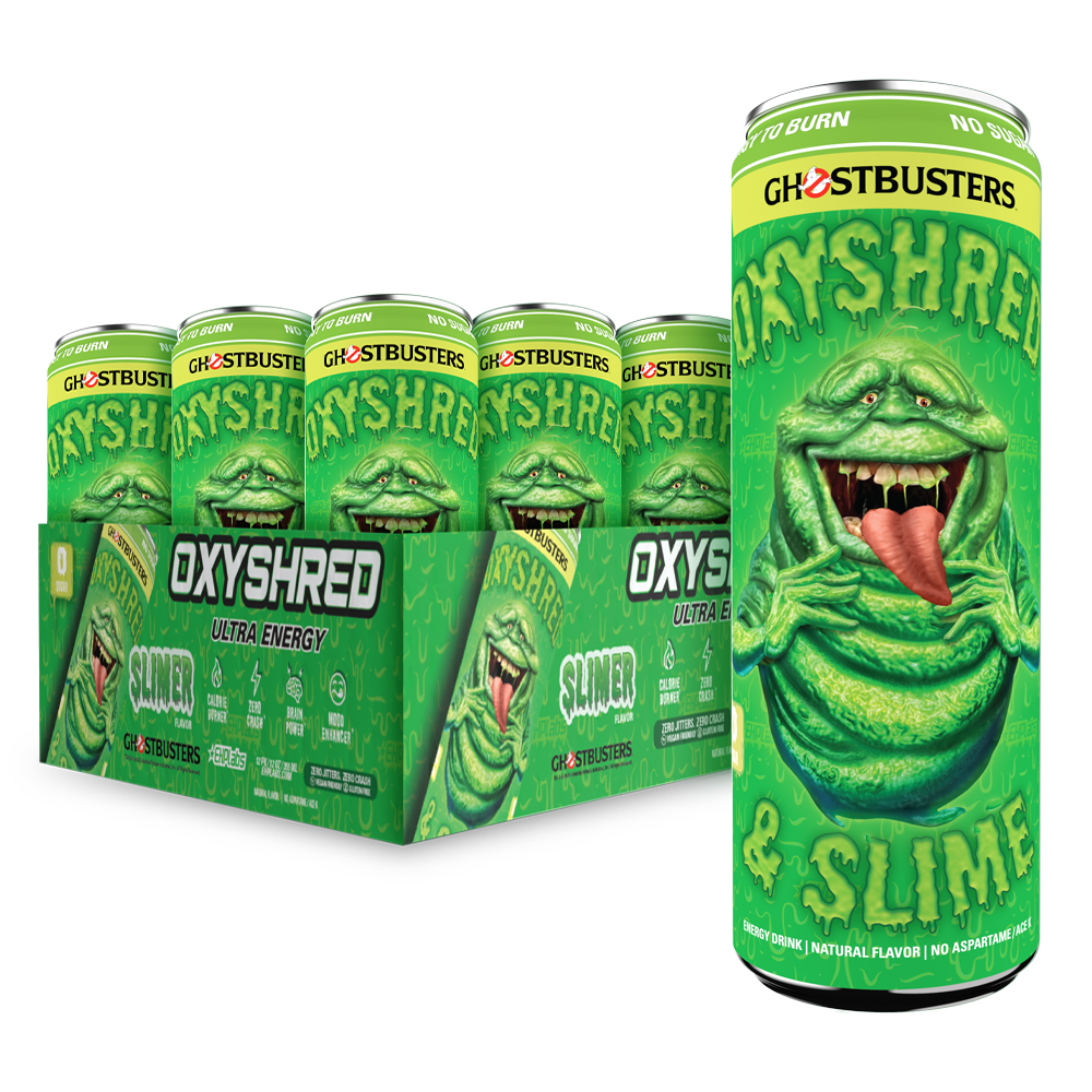 EHP Labs OxyShred Ultra Energy Drink RTD - 12 Pack (355ml Each) | Fat Burning & Performance Booster | Pre-Workout, Gym & Fitness Fuel