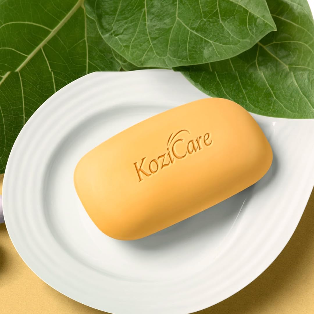 Kozicare Kojic Acid Soap & Glutathione Soap Combo - Brightening Papaya Soap for Tan Removal & Skin Exfoliation | 9-Pack Bath Soap Set for Glowing Skin | Perfect for Daily Cleansing, Dark Spot Reduction & Body Care Routine