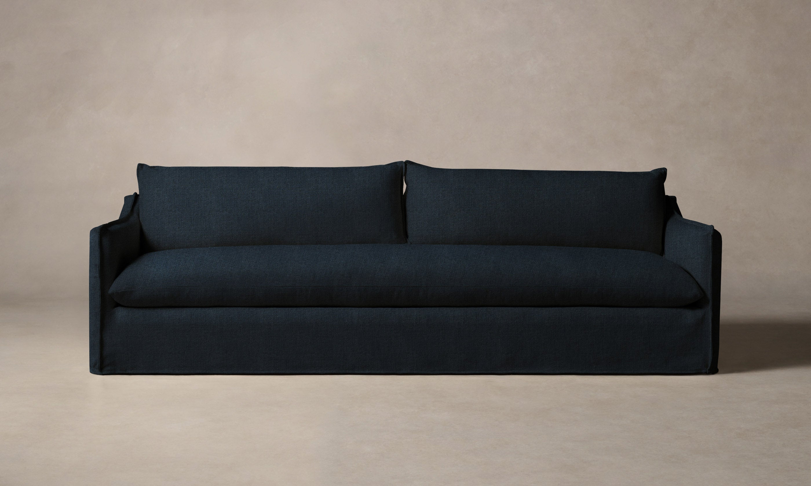 Premium Performance Linen Weave Bay Dune Sofa - Modern Living Room Furniture for Home & Office Comfort