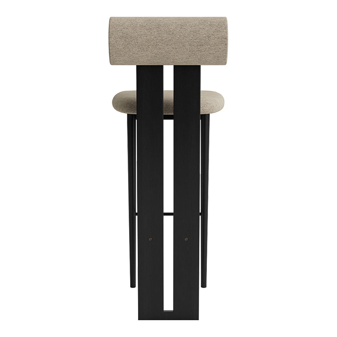 Hansen Hyldahl Hippo Bar Chair by Norr11 - Modern Scandinavian Stool for Kitchen, Dining & Bar Counter - Perfect for Home, Cafe & Restaurant Use