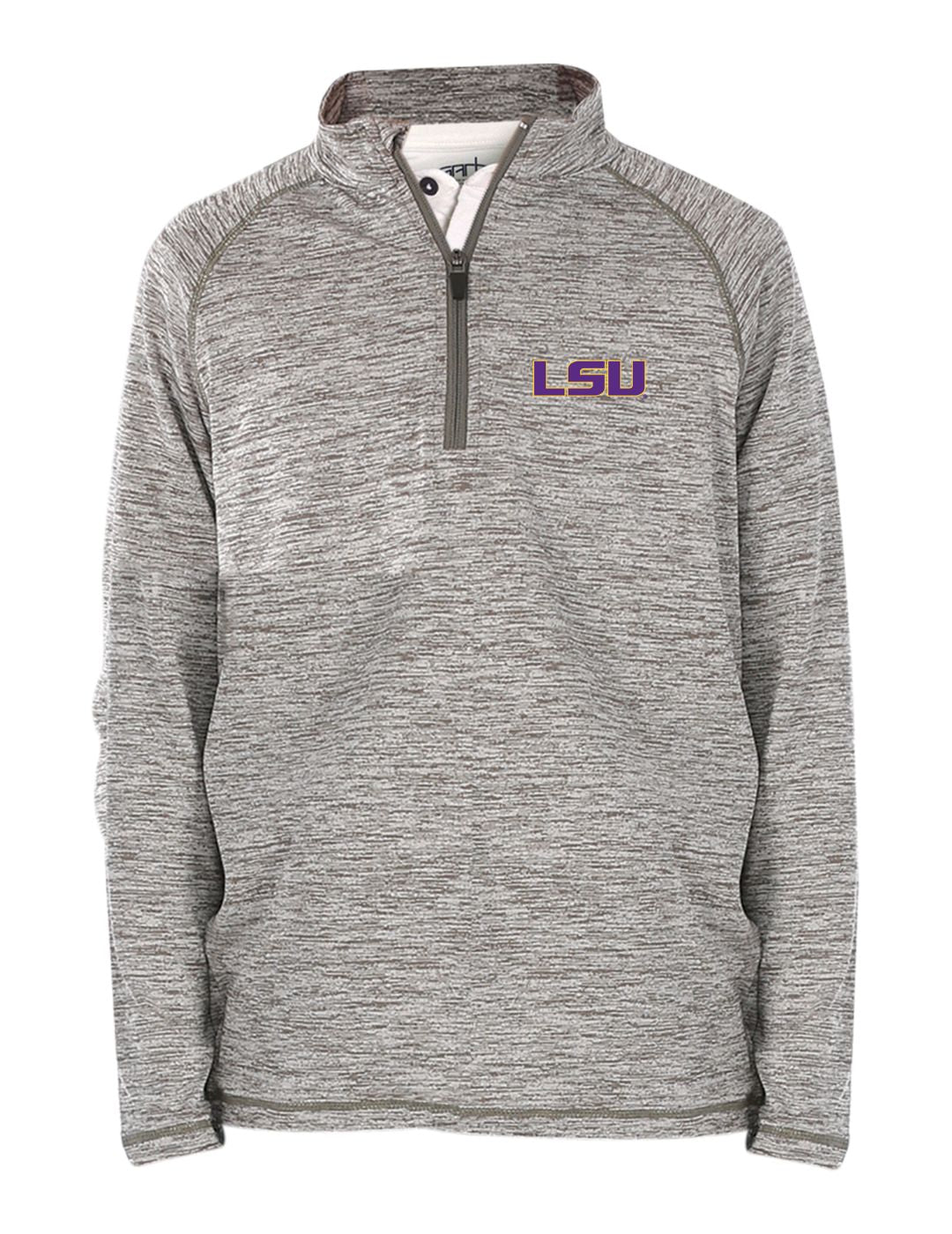 LSU Tigers Youth Boys' 1/4 Zip Pullover Fleece Jacket - Official NCAA College Football Team Apparel for Kids - Perfect for Game Day, School & Outdoor Activities
