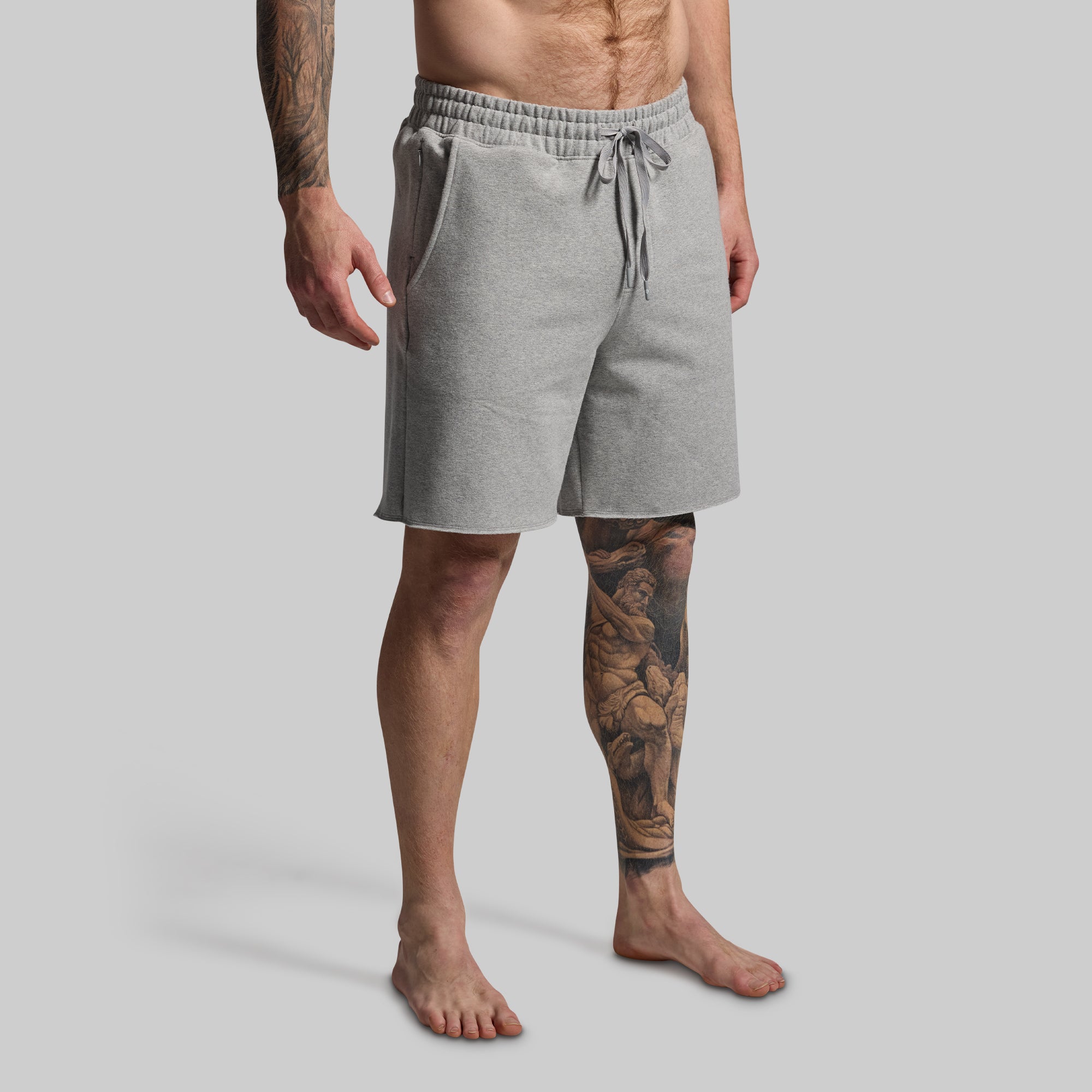 Men's Unmatched Athletic Shorts - Heather Grey | Lightweight Breathable Workout Shorts for Running, Gym & Casual Wear