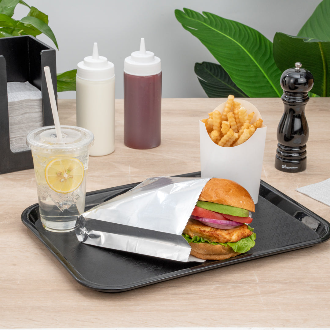 Premium Foil Sandwich Bags for Hot Food - 7.75