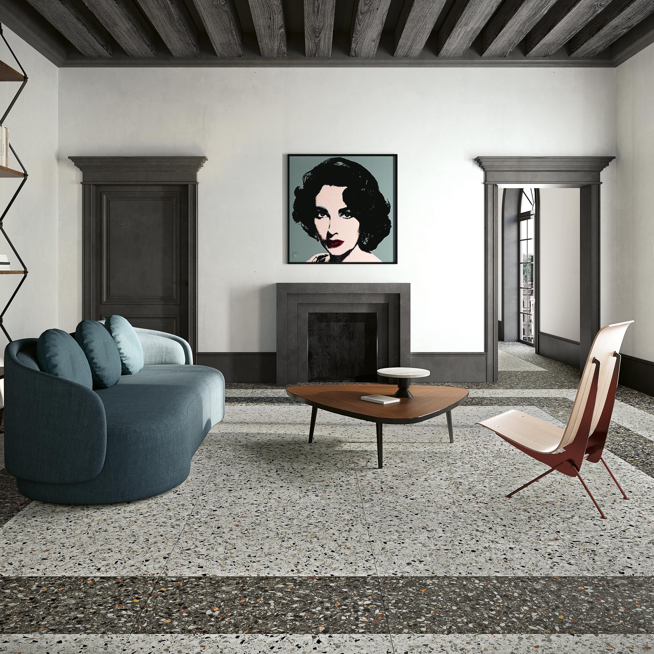 Venice Chips Terrazzo Tiles - Premium Orange County Flooring for Kitchens, Bathrooms & Outdoor Patios