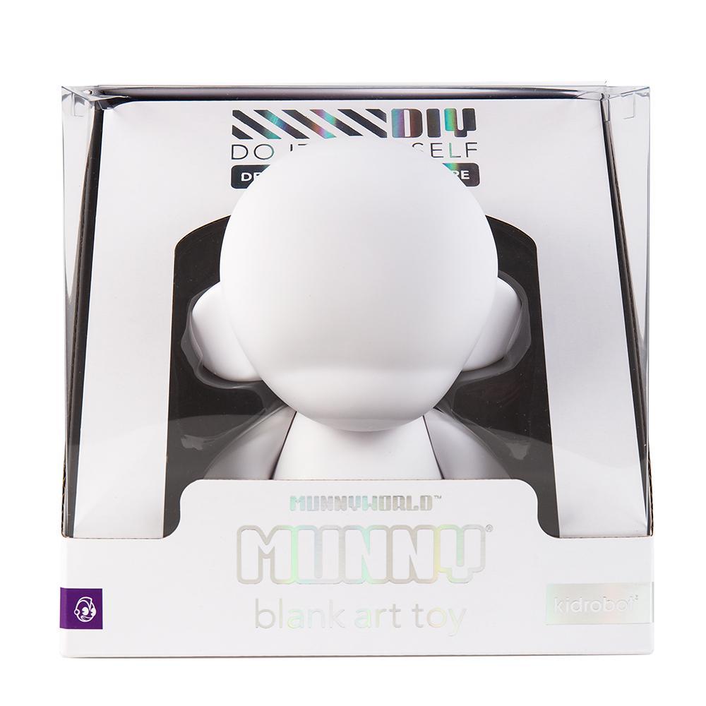 Kidrobot MUNNYWORLD 7 Inch Blank DIY Art Toy for Custom Painting - Perfect for Artists, Collectors & Creative Play