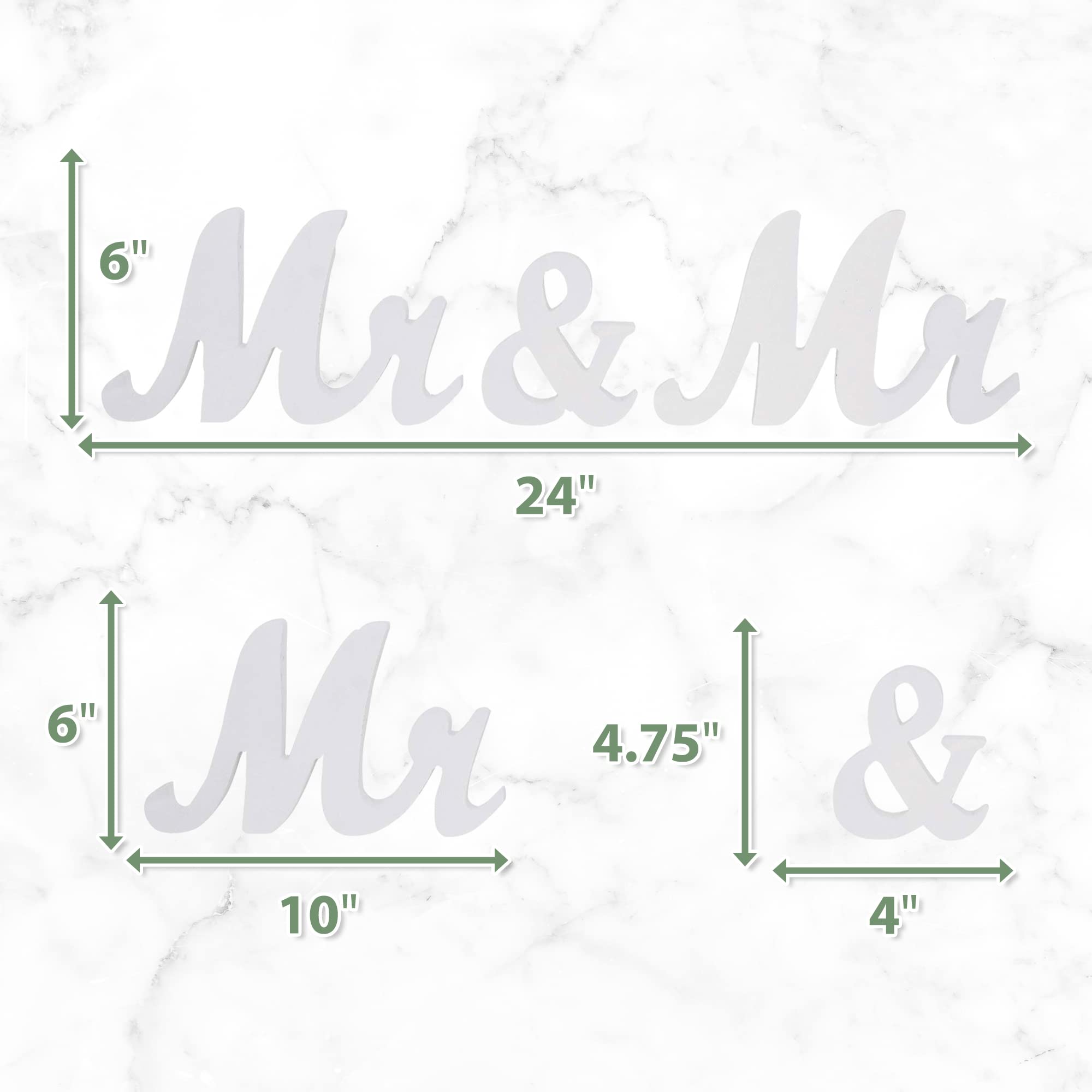 White Wood Gay Men Wedding Sign - Handcrafted LGBT Wedding Decor for Same-Sex Couples | Perfect for Gay Weddings, Engagement Parties & LGBTQ+ Celebrations