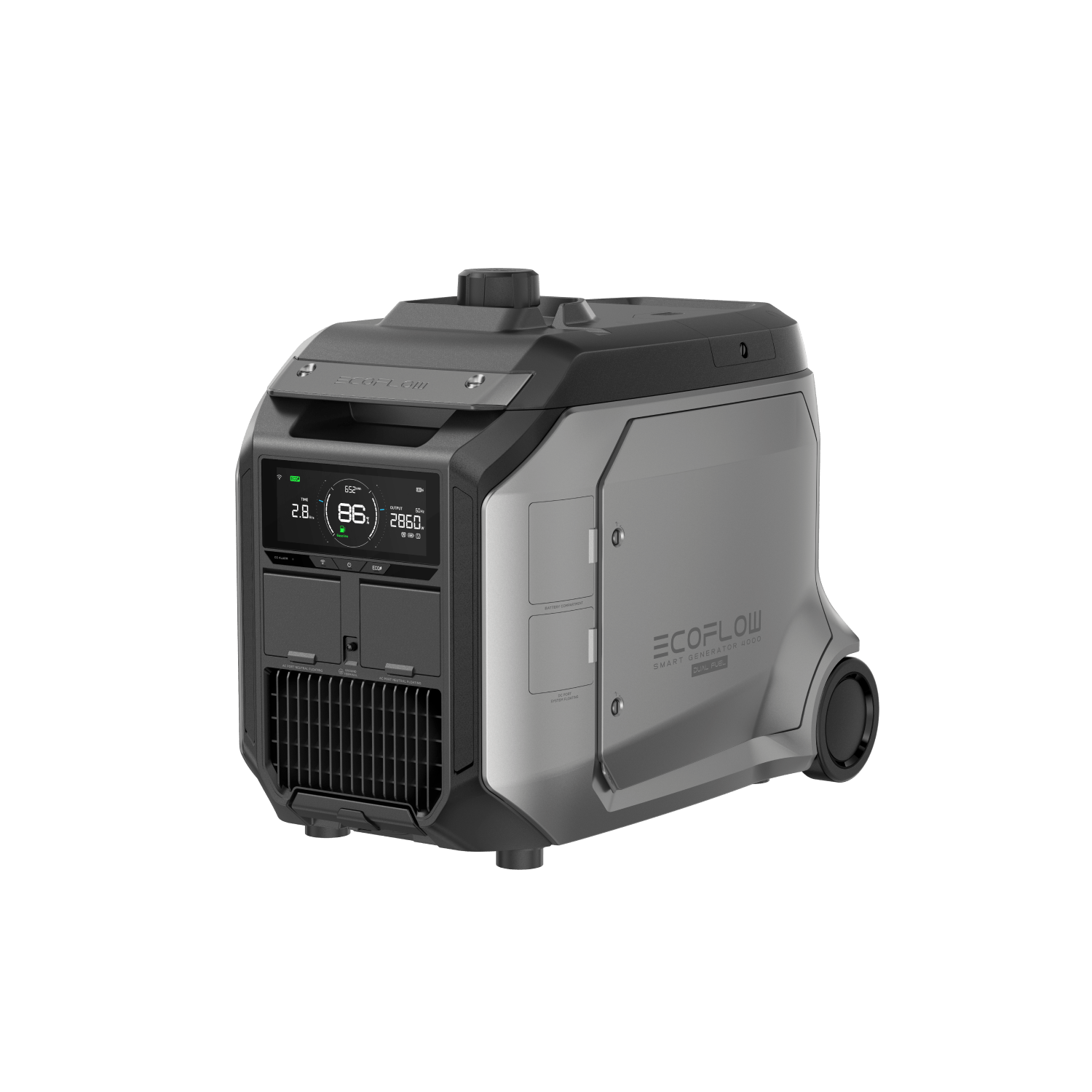EcoFlow Smart Generator 4000W Dual Fuel Portable Power Station - Backup Power for Home, RV & Outdoor Adventures - Compatible with Solar Panels