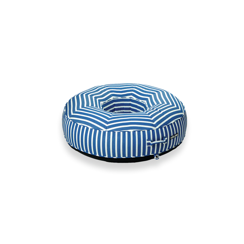 Oliver James Lilo Inflatable Pool Ring Float - Fun Floating Lounge for Adults & Kids - Perfect for Swimming Pools, Lakes, and Beach Vacations