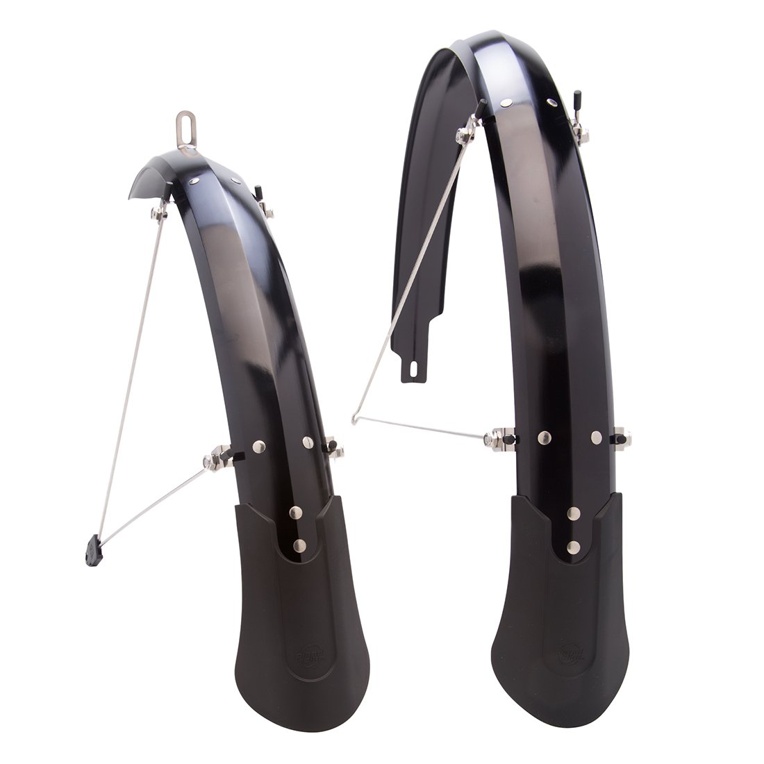 Planet Bike Cascadia ALX Bike Fenders - Lightweight Aluminum Bicycle Mud Guards for Road & Hybrid Bikes - Perfect for Commuting & Wet Weather Cycling