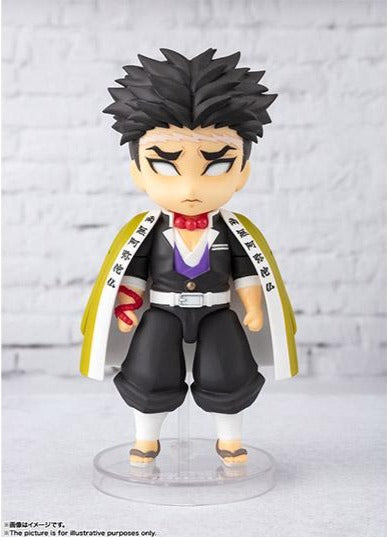 Bandai Figuarts Mini Demon Slayer Kimetsu no Yaiba Himejima Gyomei Action Figure #028 - Anime Collectible for Fans, Display & Cosplay Scenes