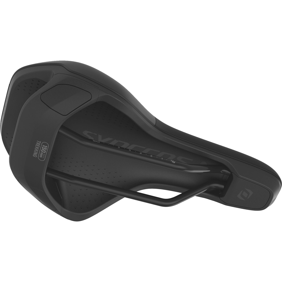 Capilano Trekking Gel Saddle - Comfortable Bike Seat for Men & Women, S/M Size - Perfect for Mountain Biking, Road Cycling & Long-Distance Rides