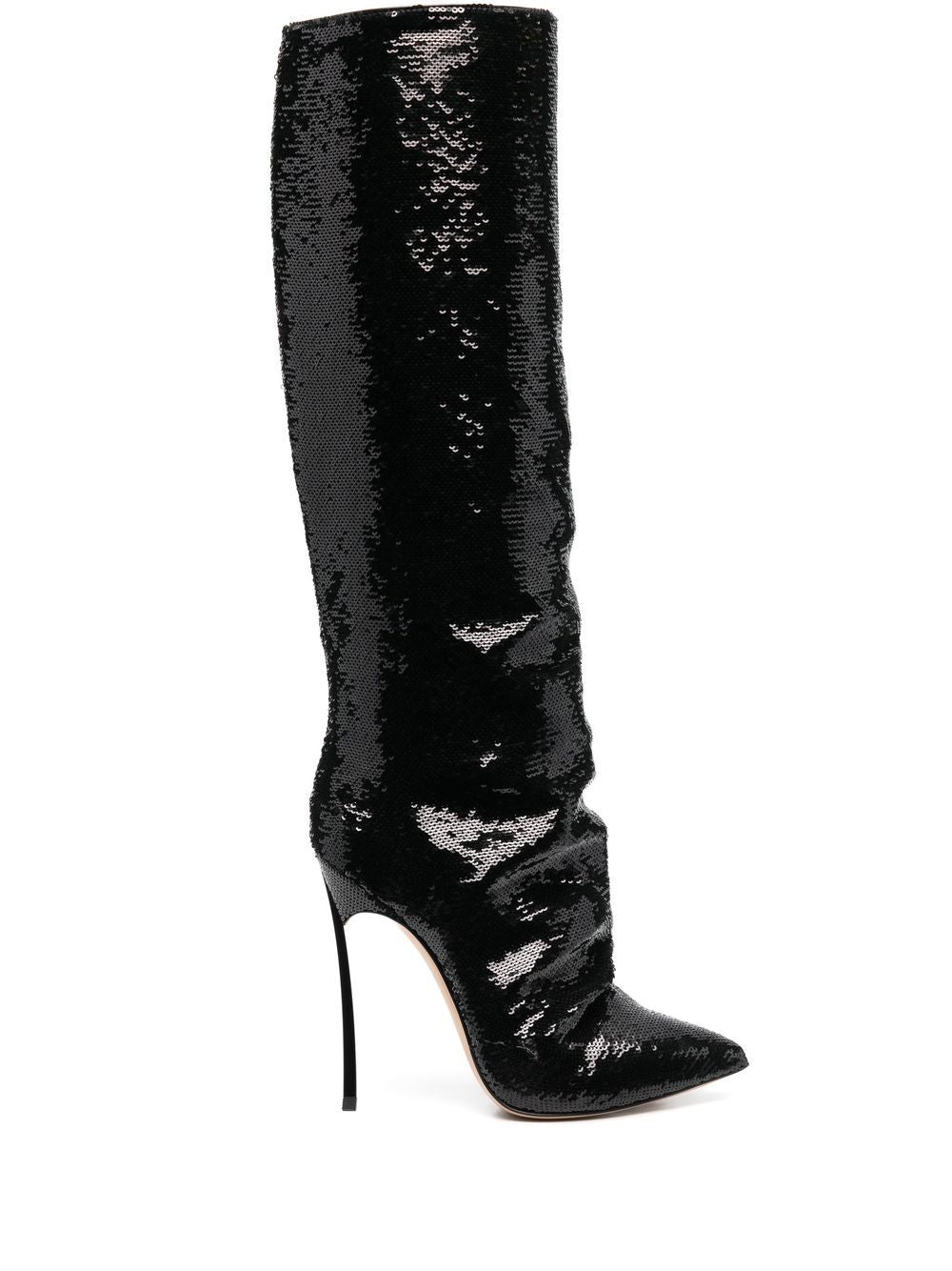 Casadei Black Leather Ankle Boots for Women - Stylish & Comfortable Heeled Booties for Fall, Winter & Night Out