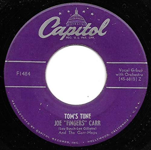 45 RPM Vinyl Record - TOM'S TUNE / BYE BYE BLUES - 7 Inch Single - Vintage Music Collectible - Perfect for Jazz Lovers & Vinyl Enthusiasts