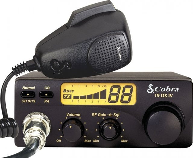 Cobra 19 DX IV CB Radio - 40-Channel Mobile CB Radio with Instant Channel 9 & 19, NOAA Weather Alerts - Perfect for Truckers, Road Trips & Emergency Communication