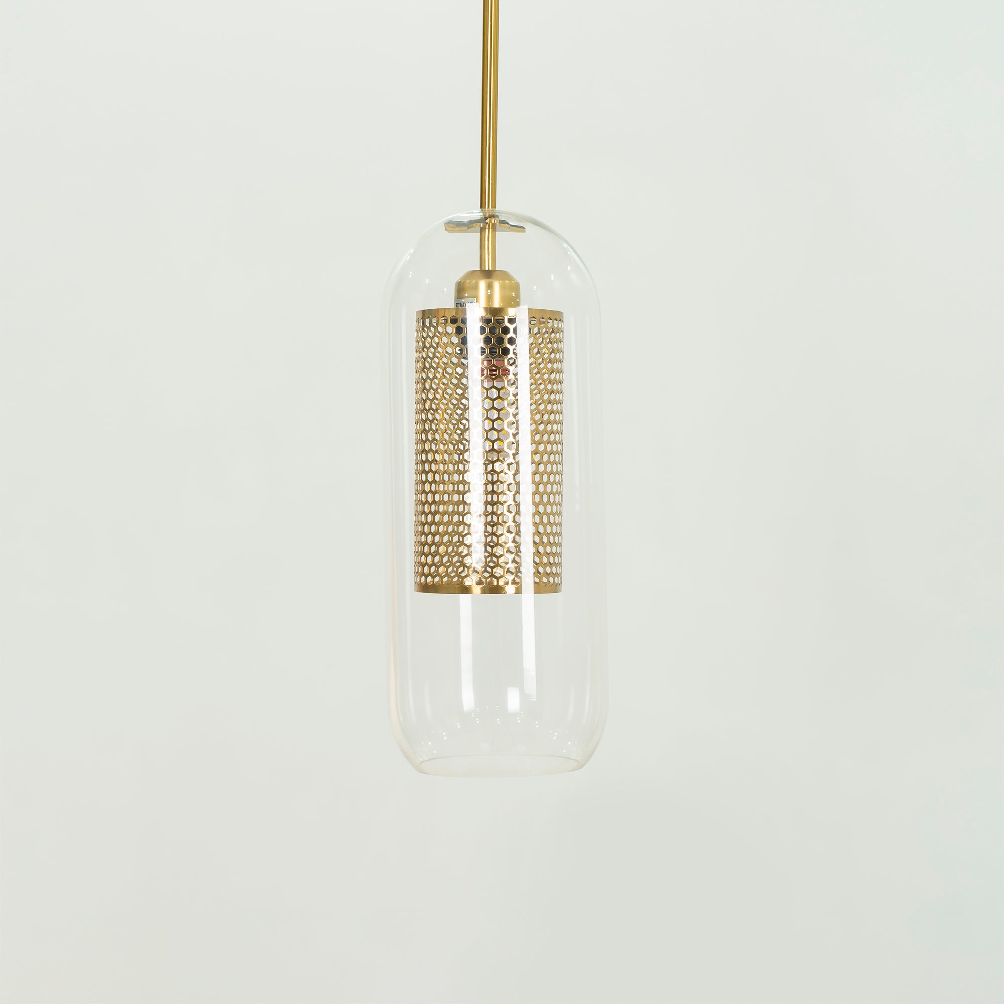 Chiswick Glass Pendant Light - Modern Hanging Ceiling Lamp for Kitchen Island, Dining Room & Bedroom Lighting
