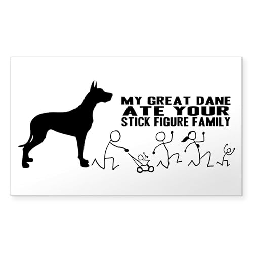 Clear - Great Dane Sticker