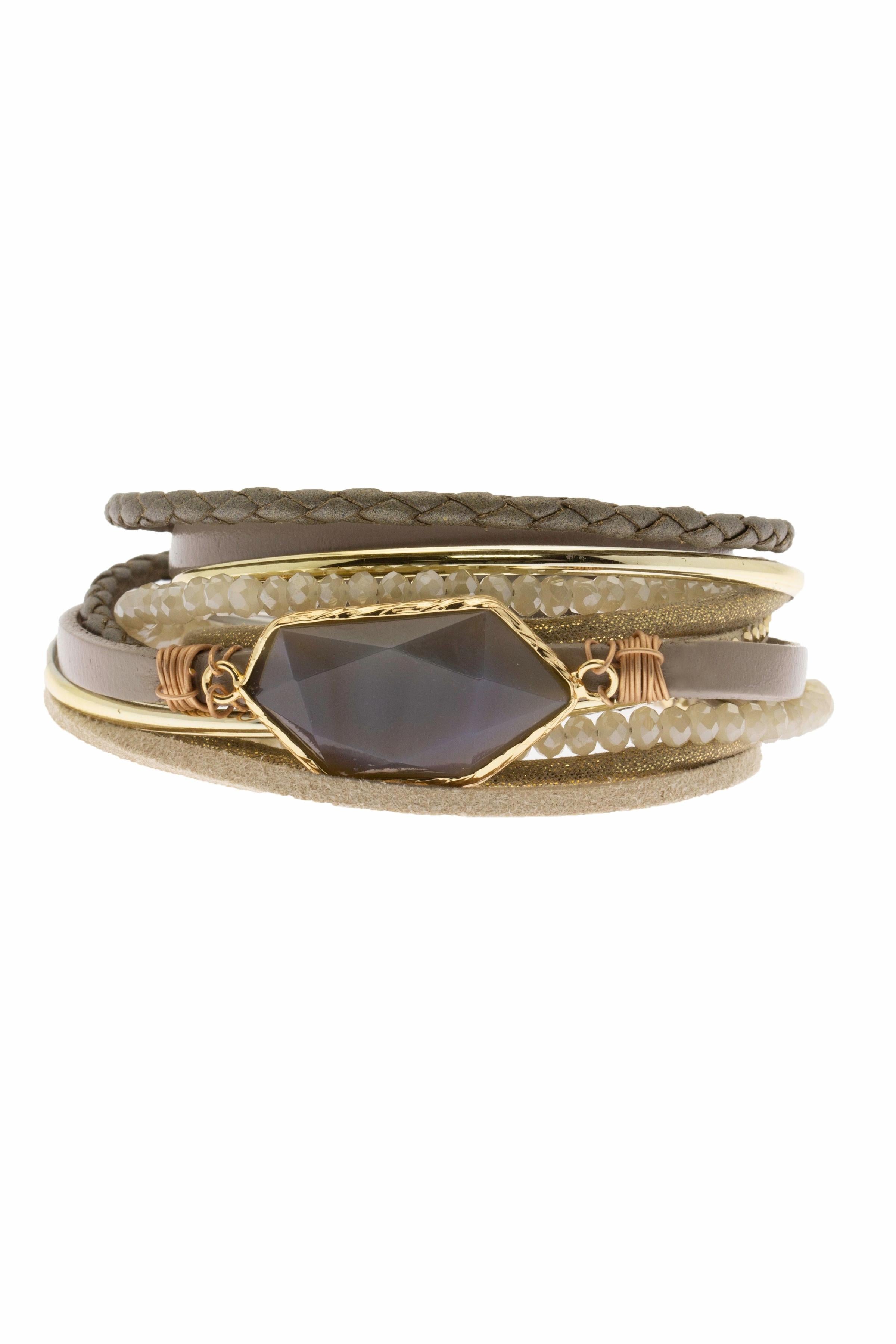 Endless Dream Double Wrap Bracelet for Women - Adjustable Boho Beaded Friendship Jewelry - Perfect for Gifts, Layering & Everyday Wear