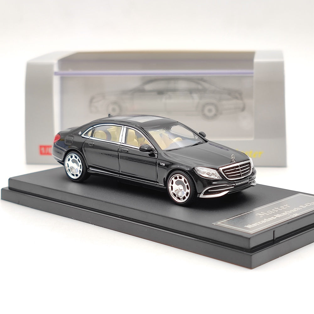 10pcs 1:64 Scale Mercedes Benz Maybach S Class S680/S560 Diecast Model Cars - Limited Edition Black Collectible Toy Set - Perfect for Car Enthusiasts, Gift Giving & Display Collection