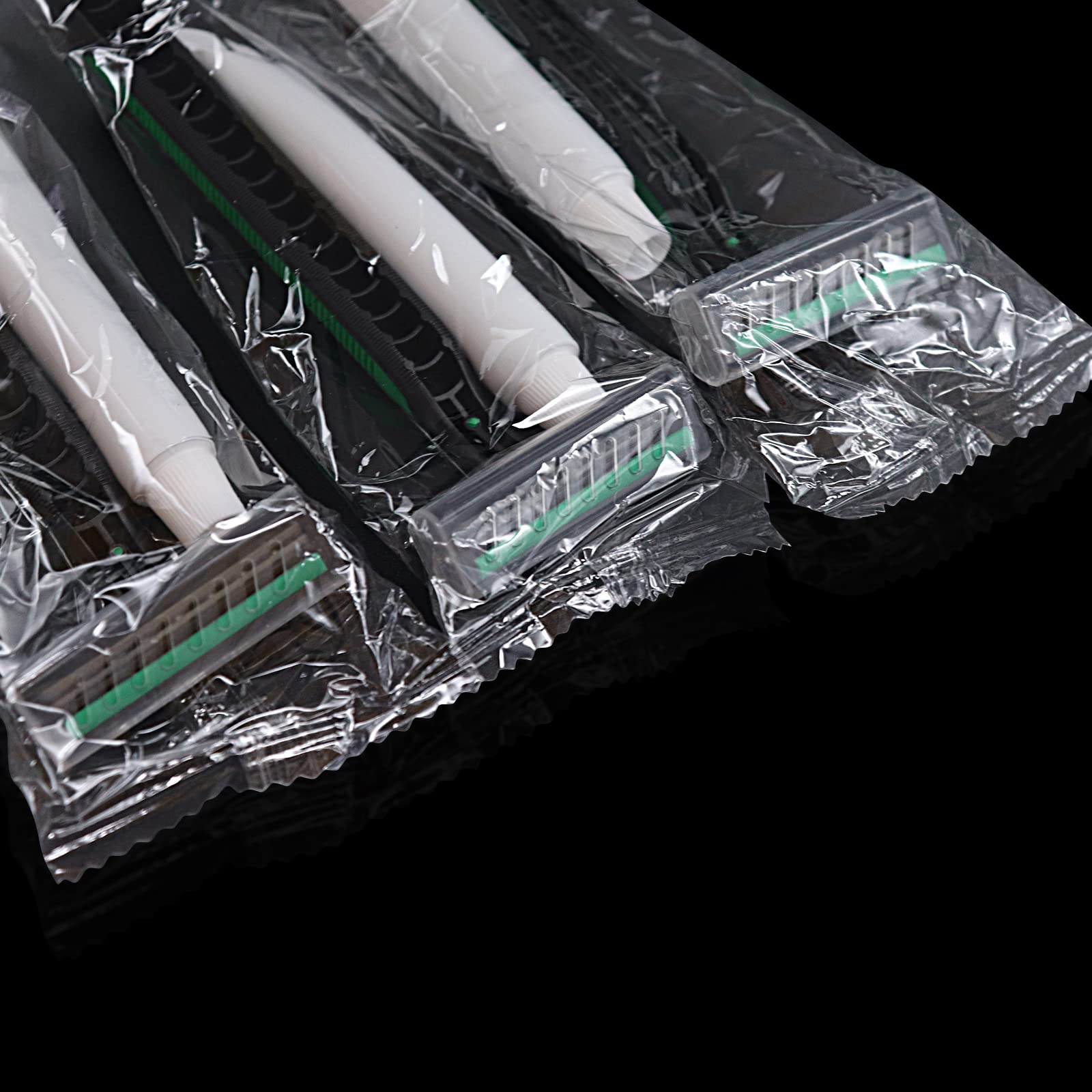 1000 Pack Kheoxusa Disposable Razors - Bulk Individually Wrapped Razors for Women & Men, Smooth Shaving for Face, Legs & Body - Perfect for Travel, Gym & Home Use (Green)