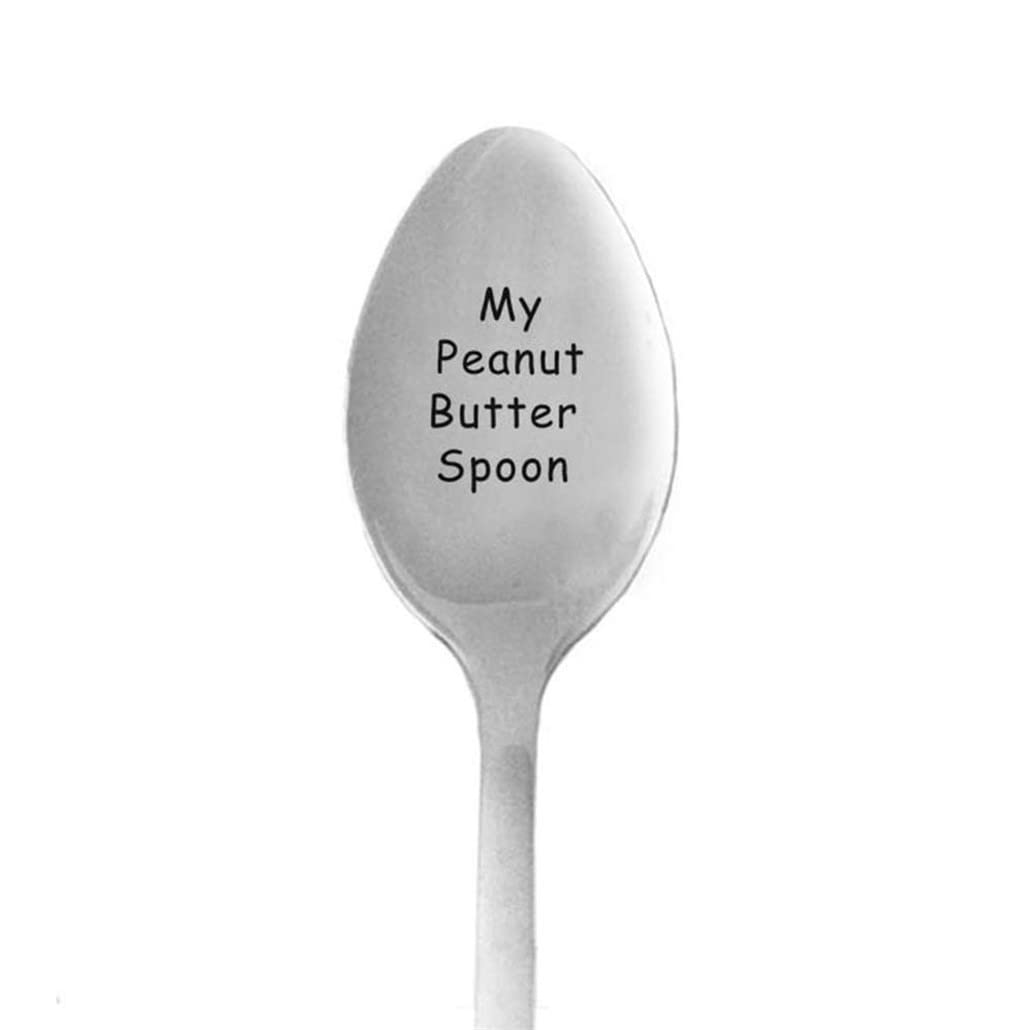 Premium Stainless Steel Spoon - Perfect for Peanut Butter, Coffee, Tea, Soup, Ice Cream & Cereal - Long Handle Design - Ideal Kitchen & Dining Gift - Great for Cooking, Baking & Everyday Use