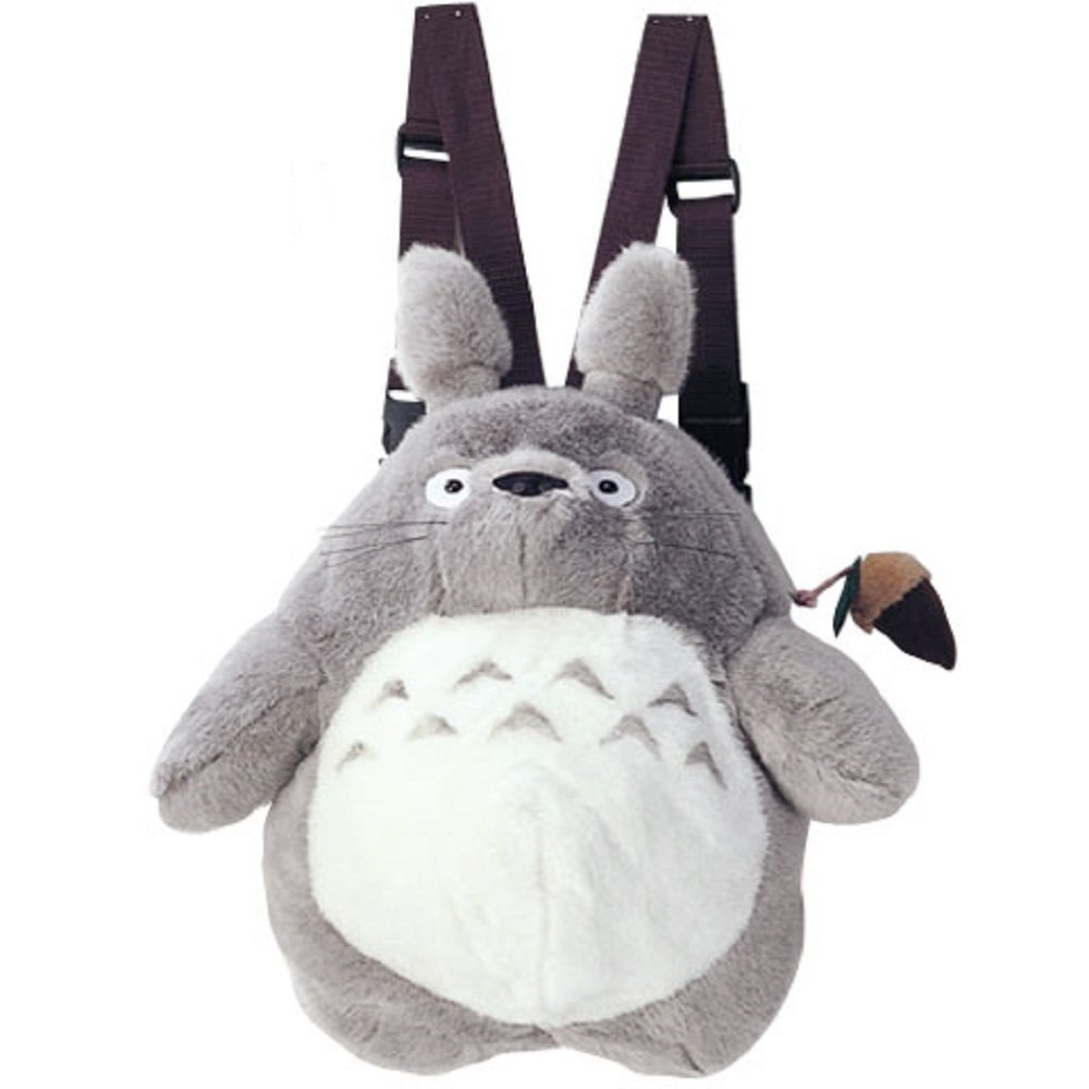 Large Totoro Backpack - Sun Arrow My Neighbor Totoro Gray for Travel & School