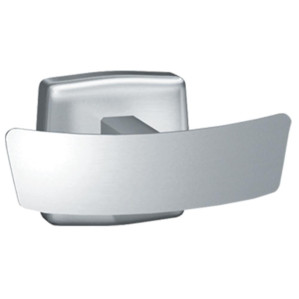 ASI 7345 Double Surface Mounted Robe Hook - Heavy Duty Wall Hooks for Bathroom, Bedroom & Closet Organization