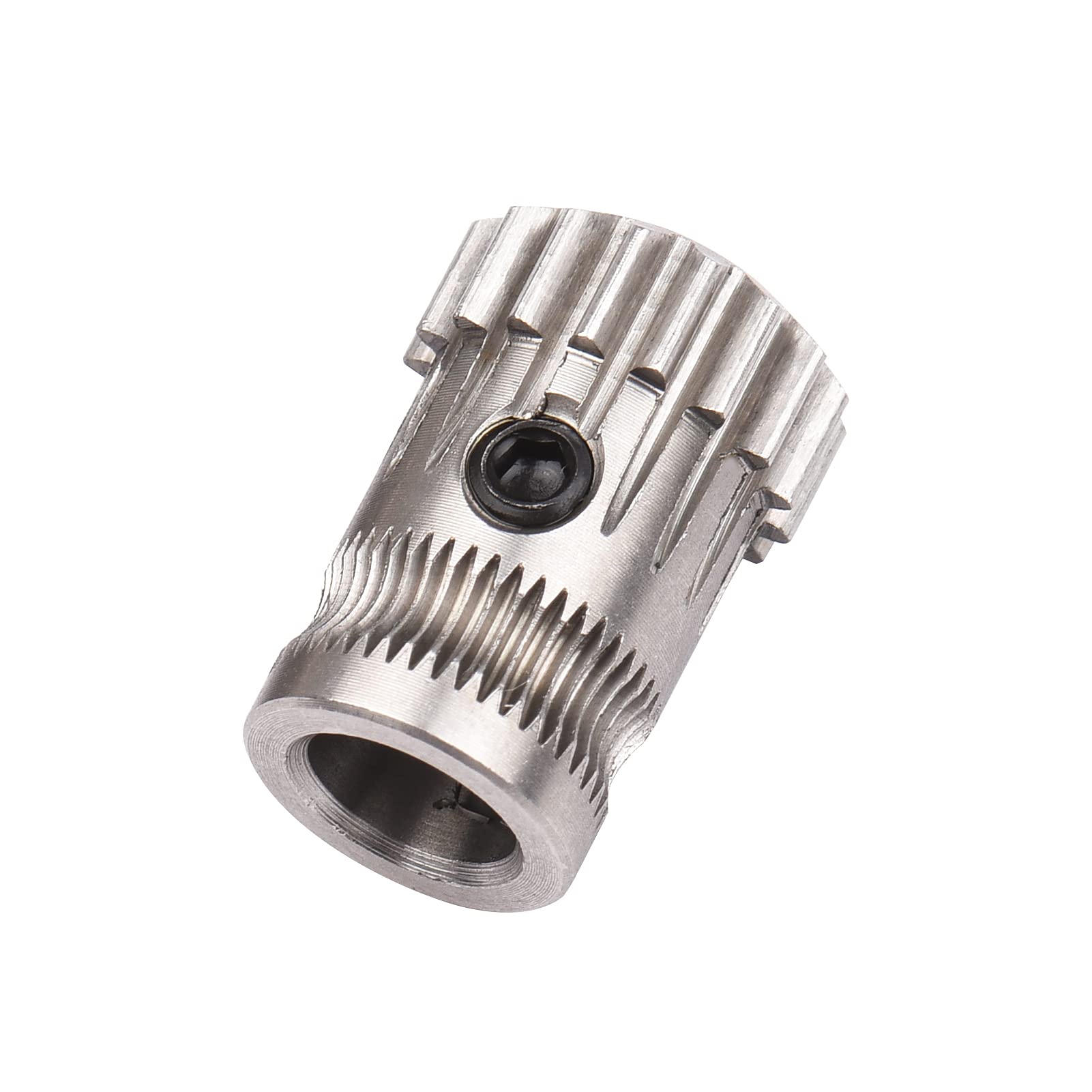 Fesjoy Dual Gear Extruder Drive Gear for 3D Printer - Compatible with Ender 3, Ender 5, CR10 Pro & CR-10 - High Precision Top Wire Drive Wheel for Smooth Filament Feeding - Perfect for DIY 3D Printing Projects and Printer Upgrades