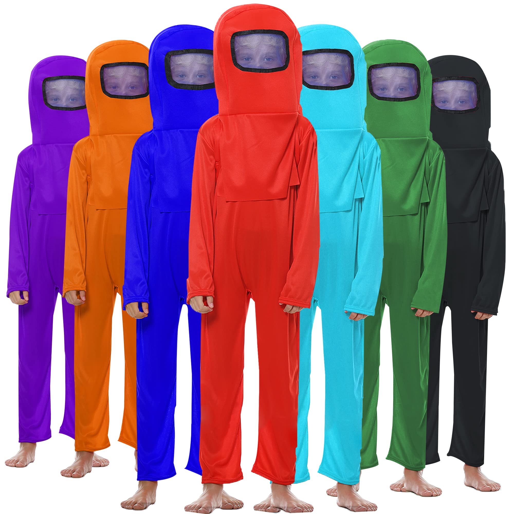 Kids Astronaut Costume Set with Backpack & Helmet - Space Jumpsuit for Halloween, Cosplay, Birthday Party & Pretend Play - NASA Inspired Astronaut Game Suit for Boys & Girls