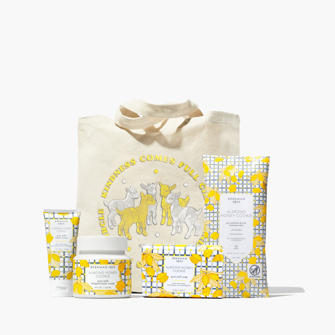 Almond Honey Cookie Scented Tote Bag - Seasonal Holiday Gift for Women, Perfect for Shopping, Travel & Everyday Use