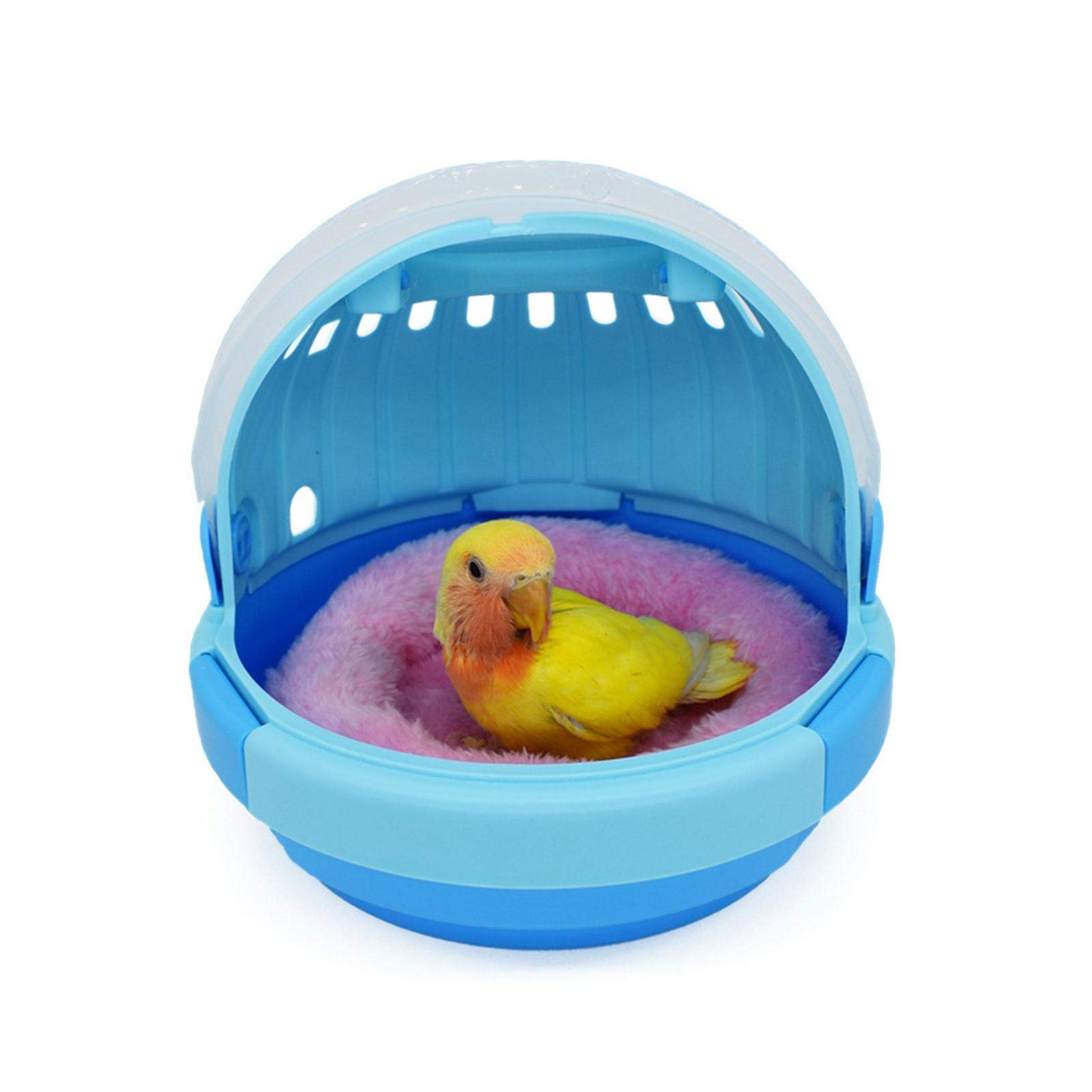 LILEI Bird Backpack Carrier - Transparent Ventilated Space Capsule for Small Pets | Portable Travel Carrier for Birds | Perfect for Hiking, Outdoor Adventures & Daily Walks | Comfortable & Safe Pet Transport Solution