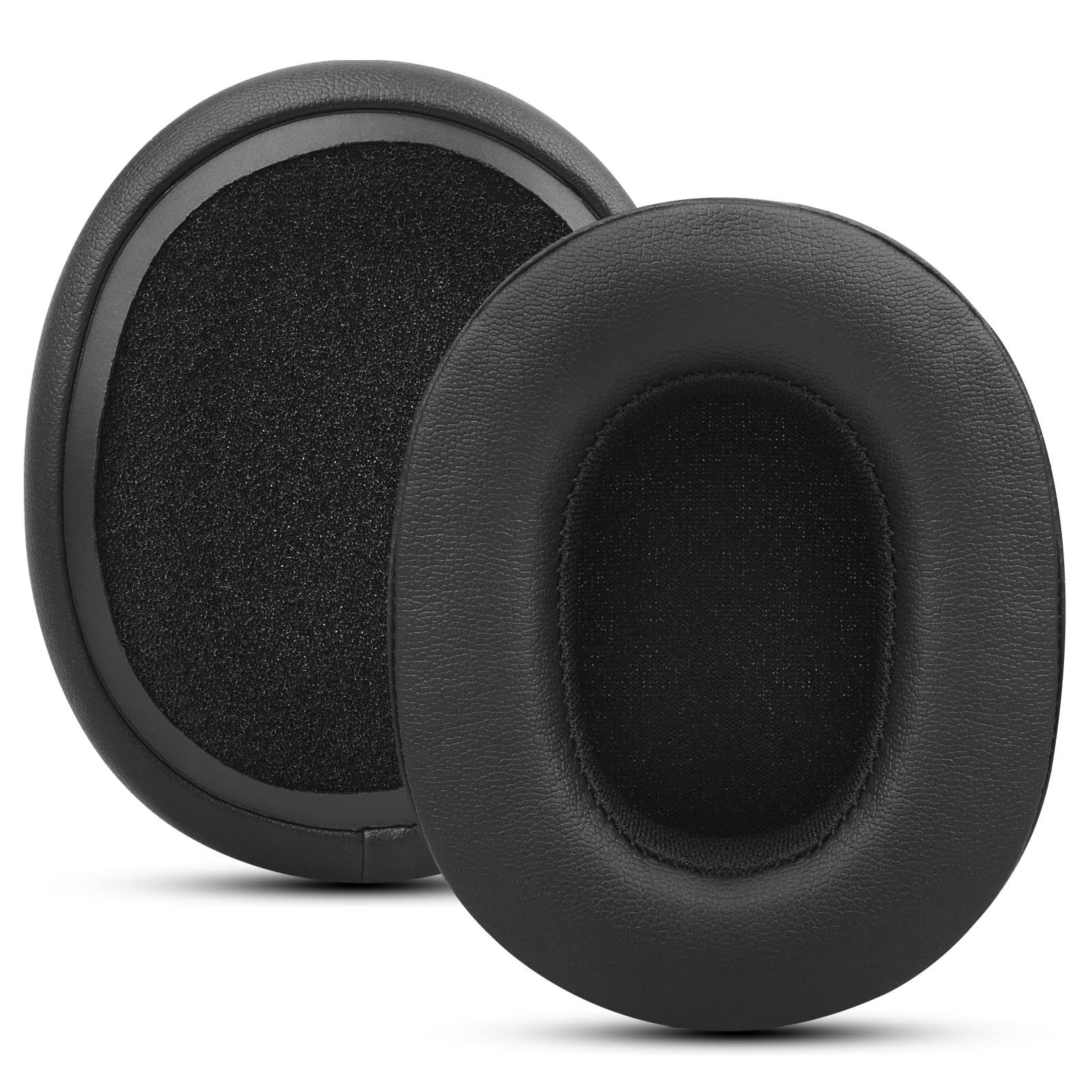 Premium Replacement Ear Pads for Skullcandy Crusher Wireless, ANC/EVO, Hesh ANC/EVO & Hesh 3 Wireless Headphones - Also Compatible with Venue Wireless ANC - Soft Leather Fabric Cushions for Comfort & Durability - Perfect for Gaming, Music & Travel