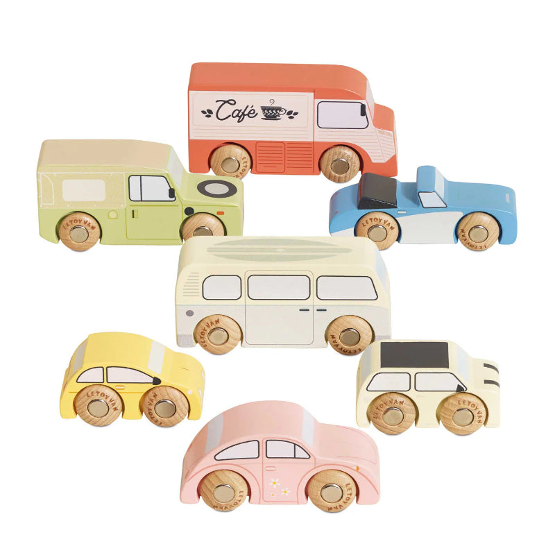 Vintage Classic Car Model Set - Collectible Diecast Toy Cars for Adults & Kids - Perfect for Display, Gifts & Playtime Fun