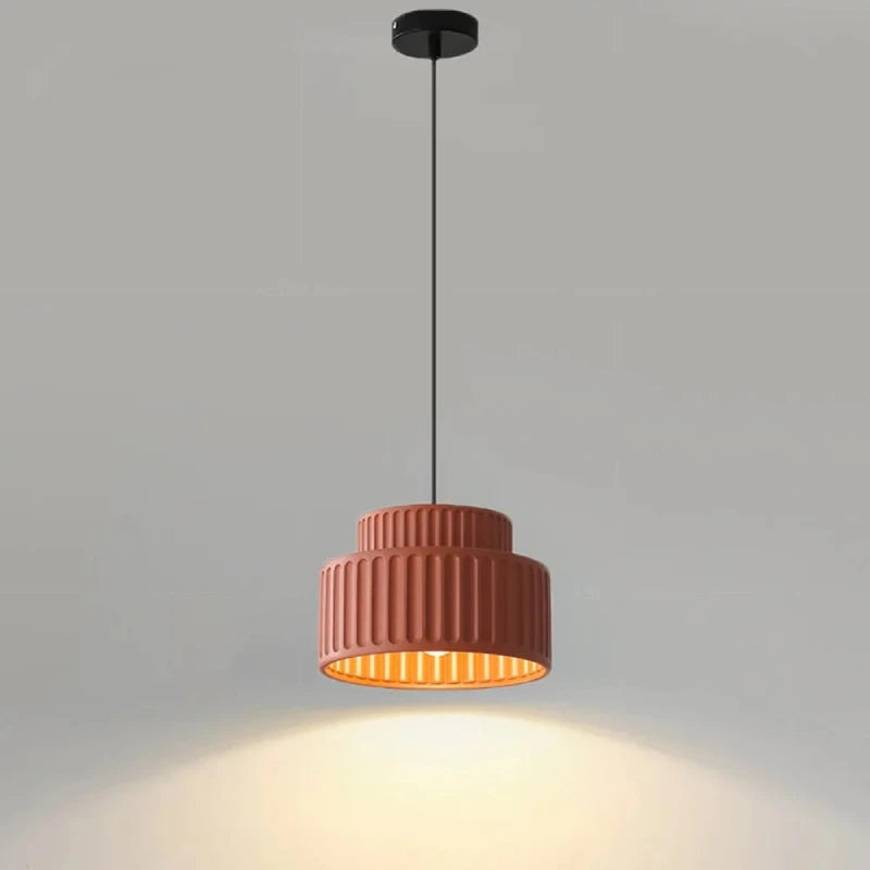 Batiste Rigged Texture LED Pendant Light - Modern Industrial Ceiling Lighting for Kitchen Island, Dining Room & Bedroom