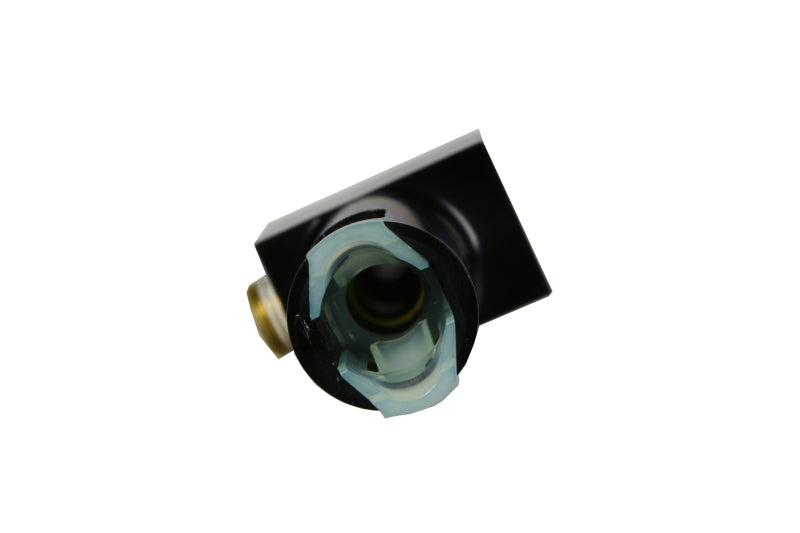 Aeromotive 5/16in Quick Connect Fitting with AN-06 Port & 1/8in Gauge Port - Perfect for Fuel Systems & Performance Automotive Applications