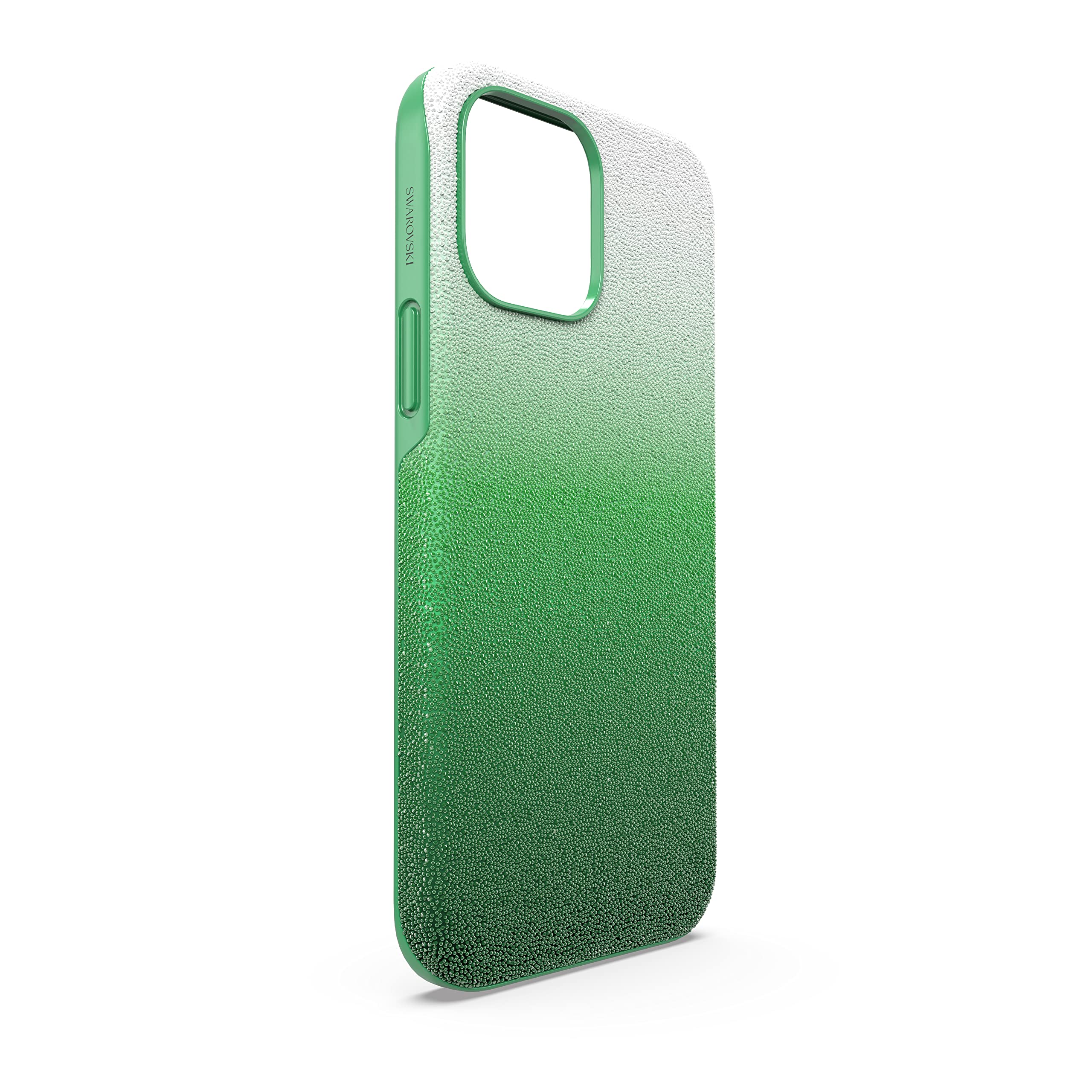 Swarovski Crystal iPhone 13 Pro Max Case - Luxury Rhinestone Phone Cover for Women, Protective Green Sparkle Design - Perfect for Parties, Weddings & Special Occasions
