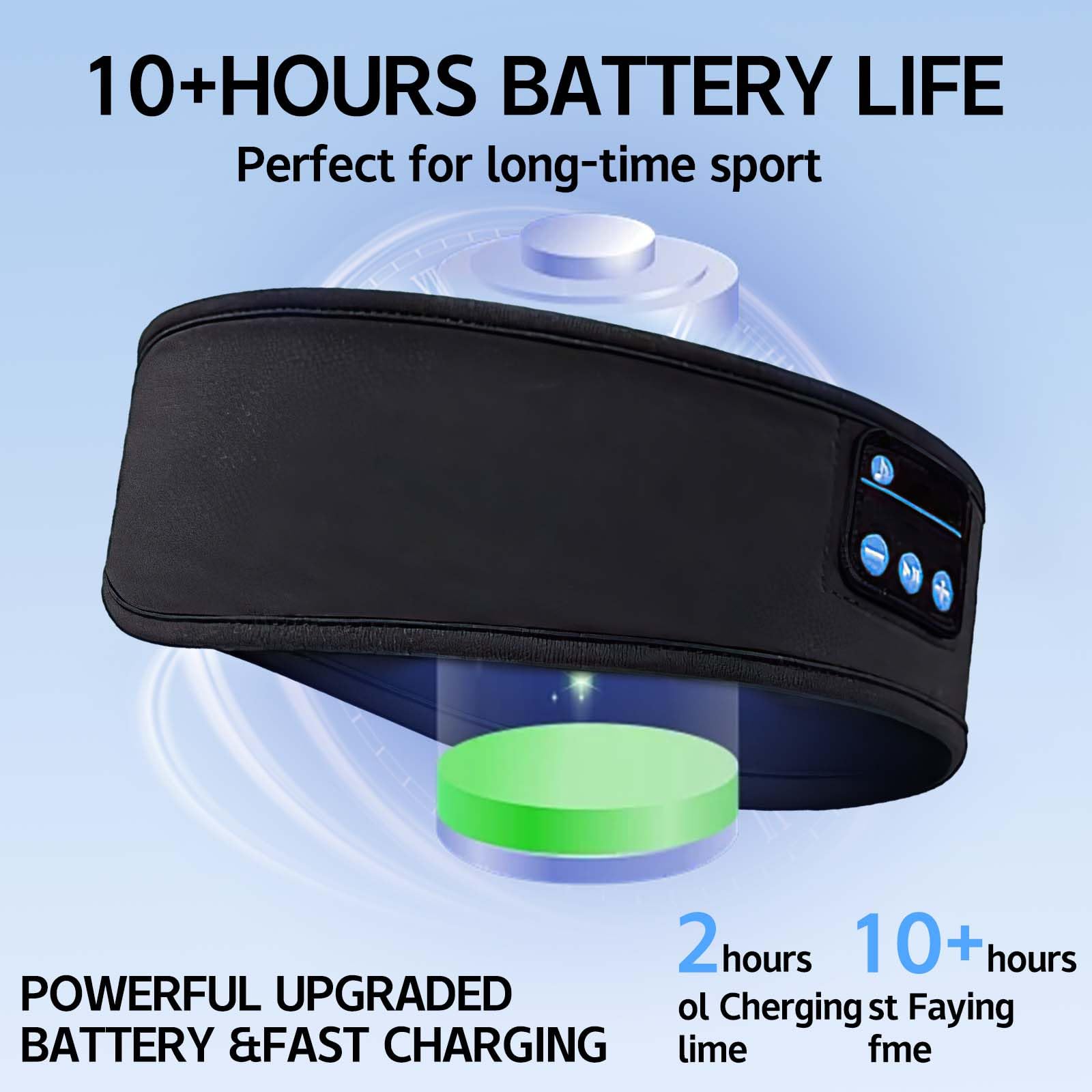 Wireless Bluetooth Sleep Headphones for Sports & Meditation - HD Stereo Sound Headband for Running, Yoga, Travel & Insomnia Relief | Comfortable for Night Use, Workouts & Relaxation