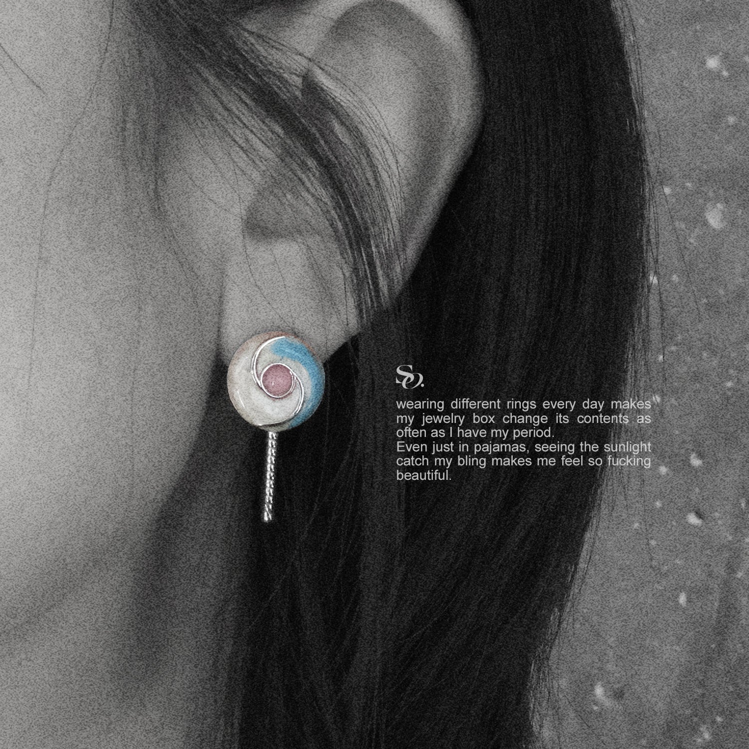 SlackOff Lollipop Earrings - Fun Candy-Shaped Dangle Earrings for Women | Perfect for Parties, Cosplay & Kawaii Fashion Accessories