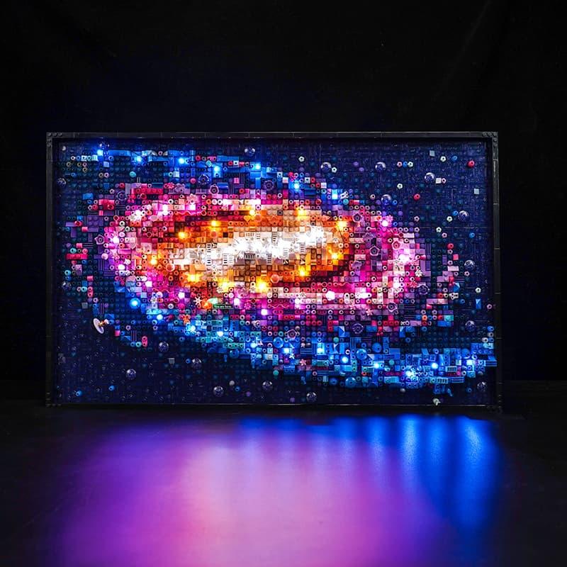 LEGO The Milky Way Galaxy 31212 Light Kit - DIY LED Lighting Set for LEGO Building Blocks - Perfect for Home Decor, Night Light & Space-Themed Room Display