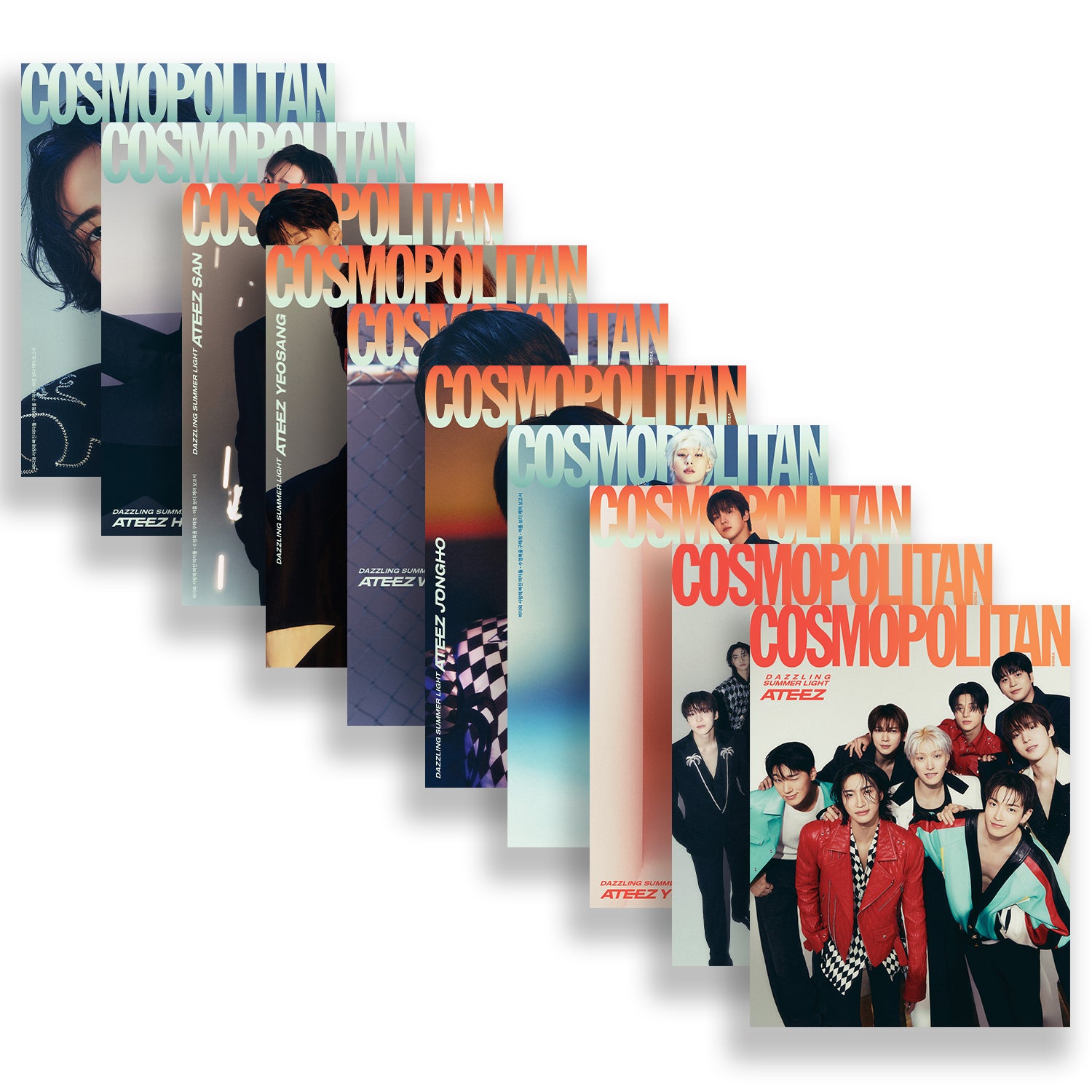 ATEEZ July 2024 COSMOPOLITAN Magazine - Exclusive K-Pop Interview & Photos | Perfect for K-Pop Fans, Collectors & Gift Giving