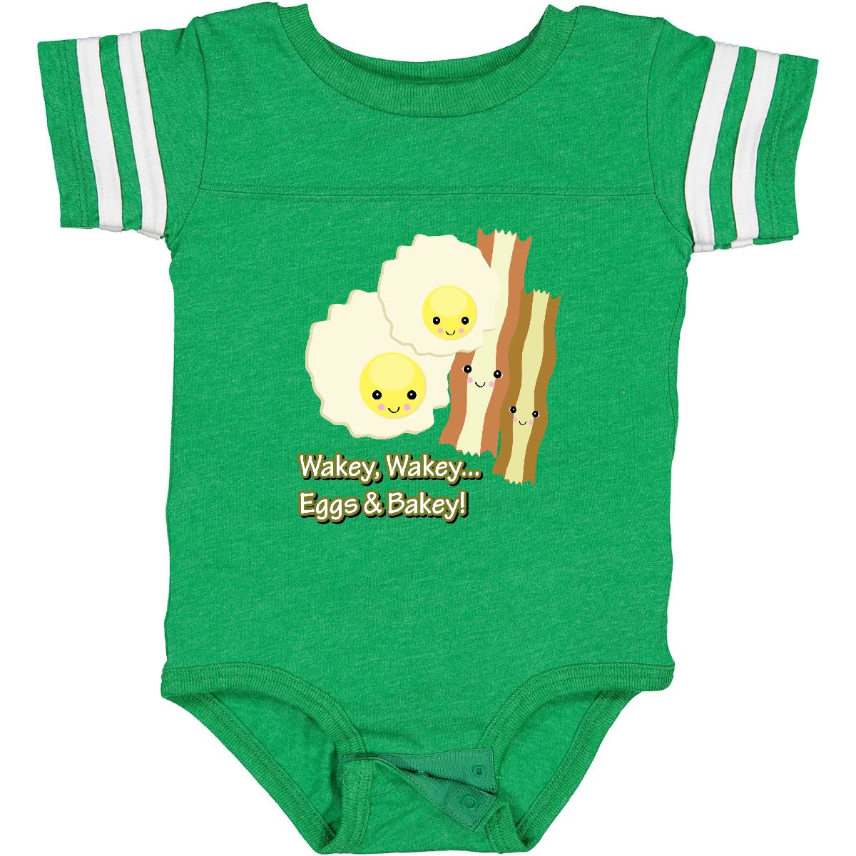 Cute Kawaii Wakey Wakey Eggs N Bakey Baby Bodysuit - Soft & Stylish for Infants