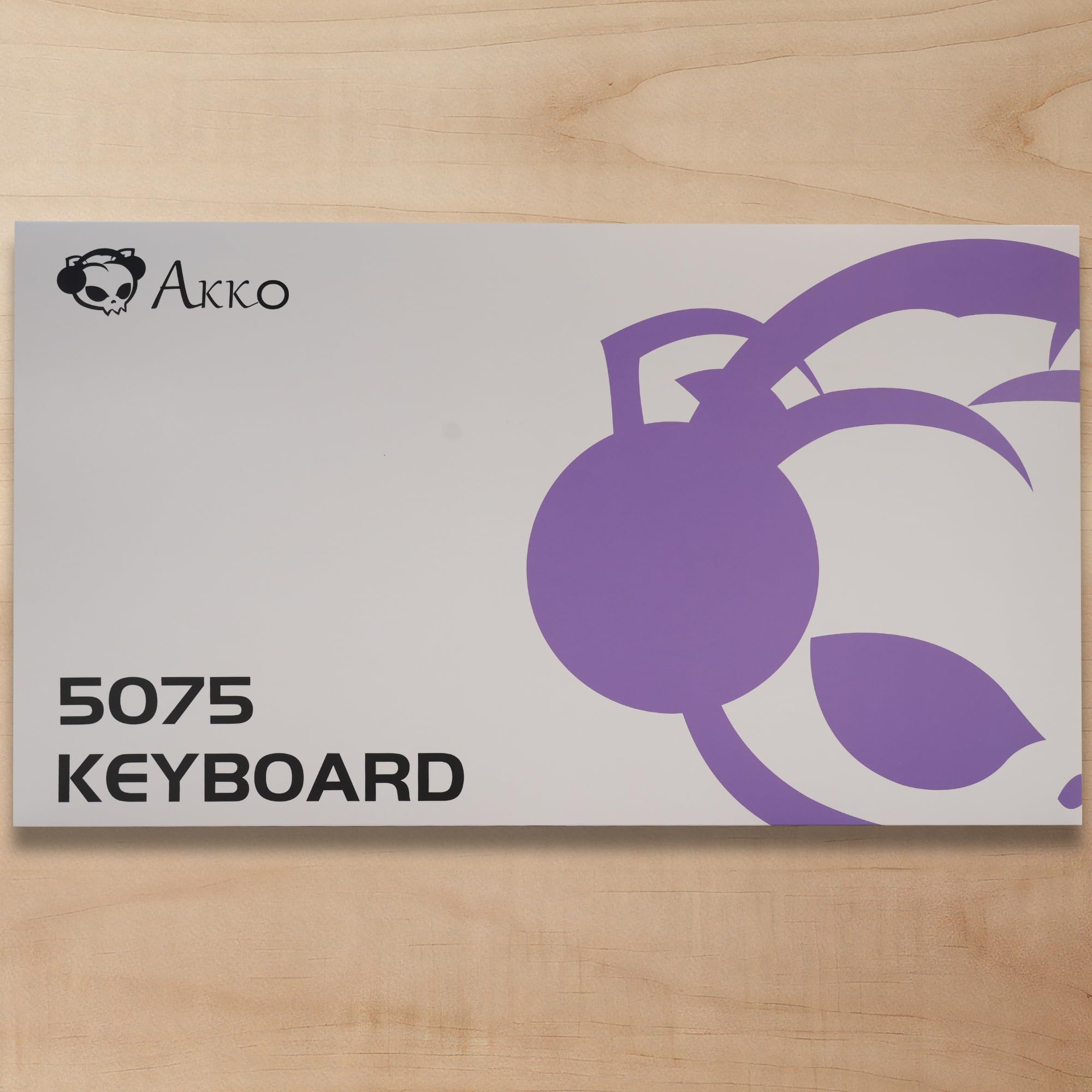 Akko 5075B Plus Wireless Mechanical Keyboard - 75% Gasket-Mounted Design, 3-Mode Connectivity (Bluetooth/2.4G/Wired), Hot-Swappable Linear Switches, Cherry PBT Keycaps, Rotary Knob - DE/UK Layout for Windows & Mac (Black & Silver) - Perfect for Gaming, Office Work & Typing Enthusiasts