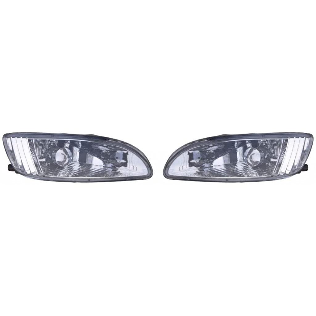 2004-2006 Lexus RX330 Fog Lights Pair - Driver & Passenger Side (LX2592103 LX2593103) | OEM 81220-0E010 81210-0E010 Replacement | Perfect for Night Driving & Bad Weather Visibility