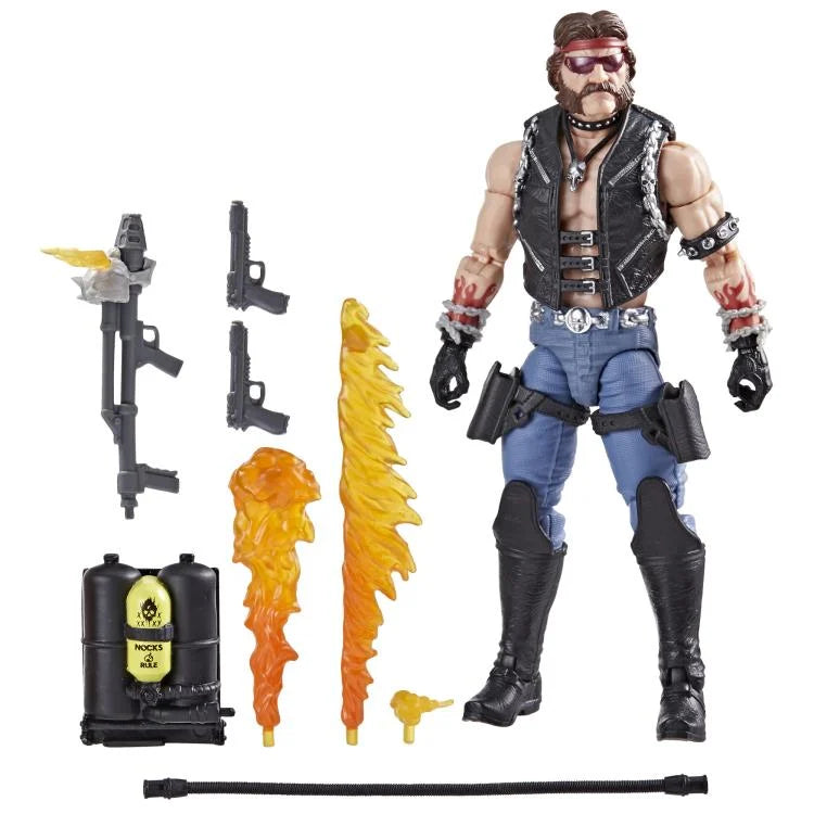 G.I. Joe: Classified Series Dreadnok Torch Action Figure - 6-Inch Collectible Toy with Accessories for Display & Play | Perfect for Fans and Collectors