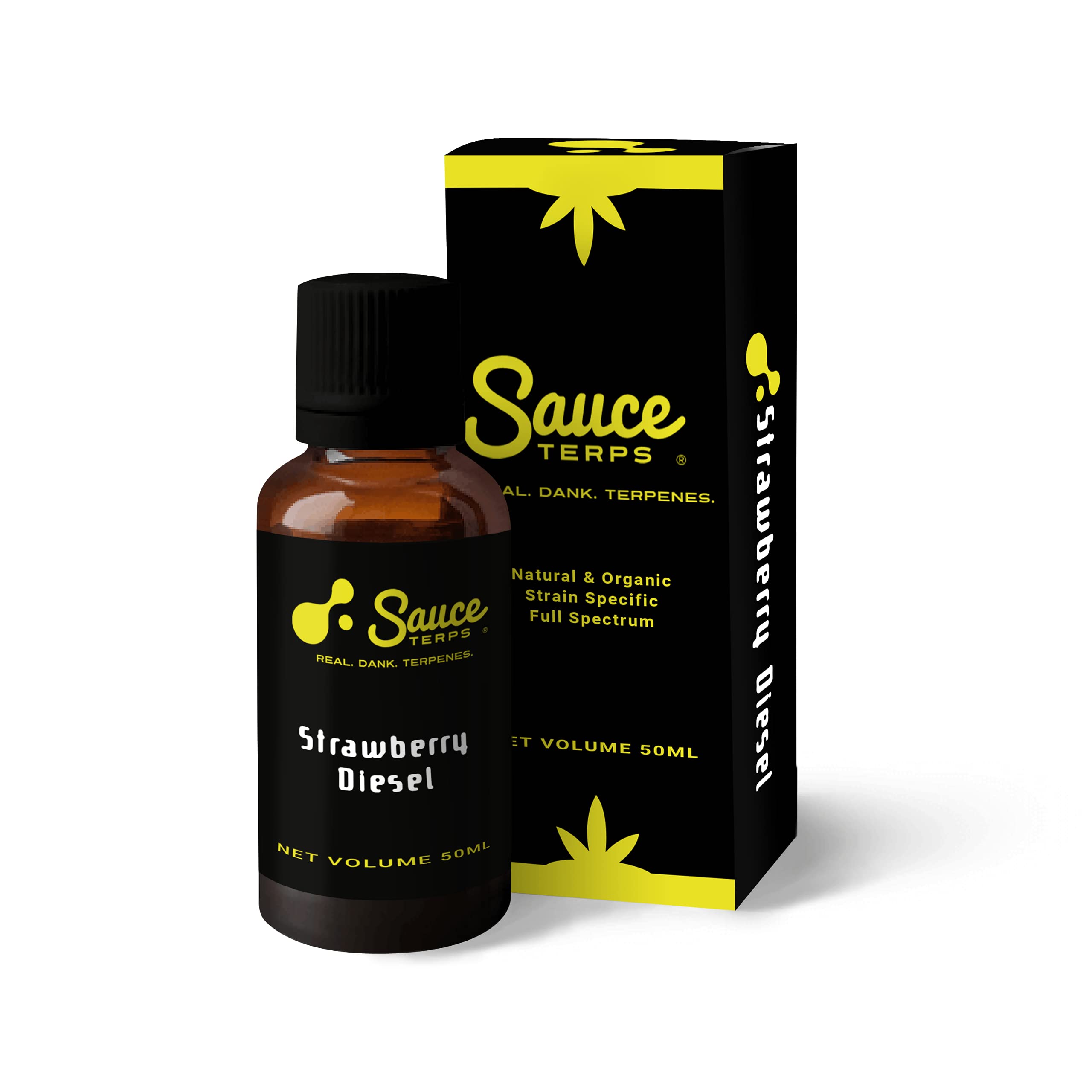 100% Pure & Natural Strawberry Diesel Terpene Sauce - 50ml | Premium Cannabis Flavor Enhancer for Vape, Edibles & Concentrates | Intense Aroma & Taste for DIY Extracts, Wax & Oil